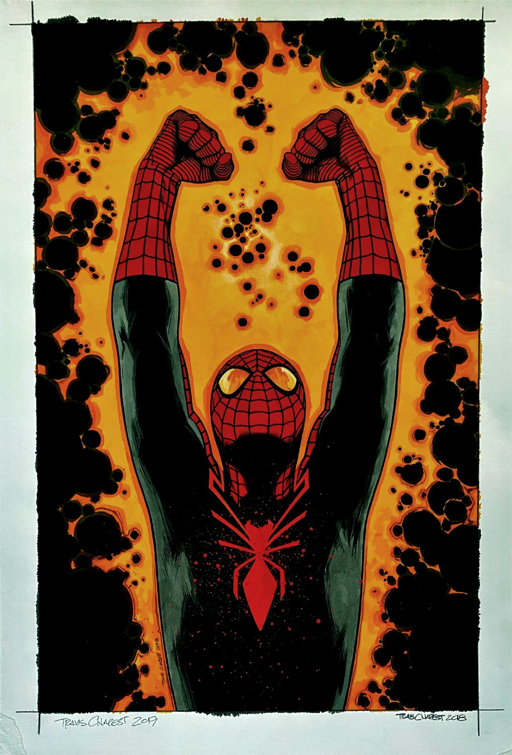 Image of Superior Spider-Man #3 Cover (POWERED UP SPIDER-MAN!) Large Art - 2018